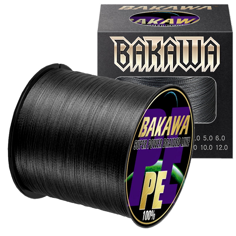خيط صيد BAKAWA مجدول بأربعة خي - مراجعة Copolymer Line وسعره